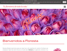 Tablet Screenshot of floristeriafloresta.com